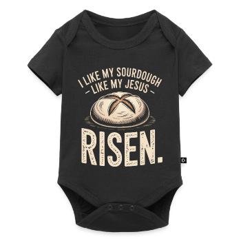 Levain de Jesus Tee - Body à manches courtes Premium Bébé - noir - Devant