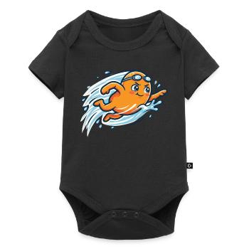 Splashing Orange Summer Vibes Pool Vacation Ladies - Baby Premium short-sleeve bodysuit - black - Front