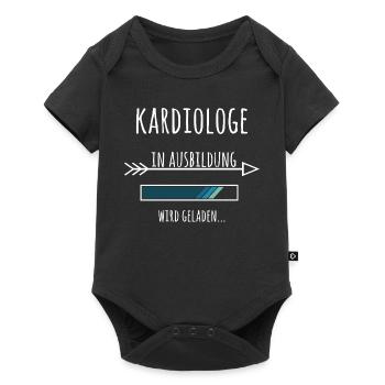 Kardiologe Ausbildung Medizinstudium Arzt Medizin - Baby Premium Kurzarmbody - Schwarz - Vorne