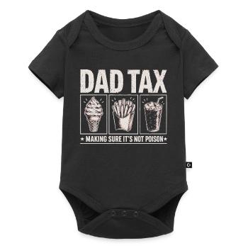 Papa Taxe S’assurant que ce n’est pas un poison qui dit - Body à manches courtes Premium Bébé - noir - Devant