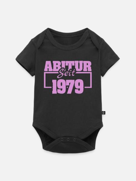 1979 - Baby Premium Kurzarmbody - Schwarz