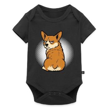 Corgi Corgis Welsh Corgi Corgi Owners Corgis - Baby Premium short-sleeve bodysuit - black - Front