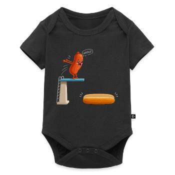 Hot Dog, Sausages, BBQ, Grilling, Griller - Baby Premium short-sleeve bodysuit - black - Front