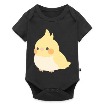 Cockatiel - Baby Premium short-sleeve bodysuit - black - Front