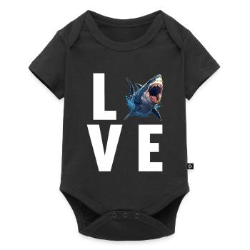 Great White Shark Great White Shark - Baby Premium short-sleeve bodysuit - black - Front