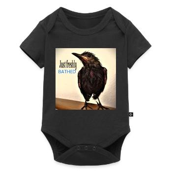 Je viens juste de me baigner - Body à manches courtes Premium Bébé - noir - Devant