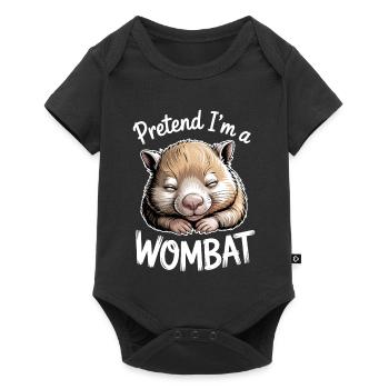 Dictons Wombat Drôle de cadeau Wombat - Body à manches courtes Premium Bébé - noir - Devant