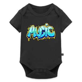 Music - Baby Premium short-sleeve bodysuit - black - Front