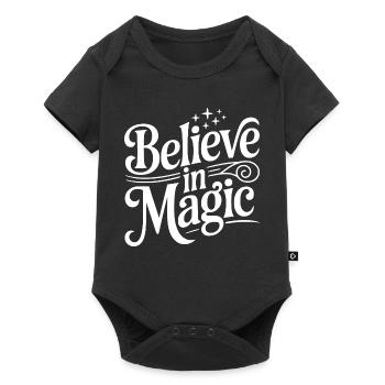 Believe in Magic - Baby Premium short-sleeve bodysuit - black - Front