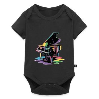 piano - Body à manches courtes Premium Bébé - noir - Devant