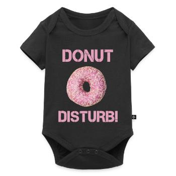 Donut Disturb for Chilling and Snacking Design - Baby Premium short-sleeve bodysuit - black - Front