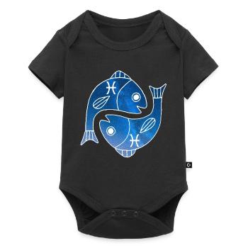 Fish and the universe - Baby Premium short-sleeve bodysuit - black - Front