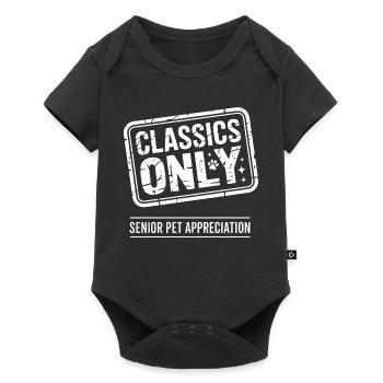 Classics Only: Senior Pet Appreciation - Baby Premium short-sleeve bodysuit - black - Front