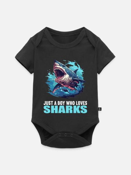 Haie Hai - Baby Premium Kurzarmbody - Schwarz