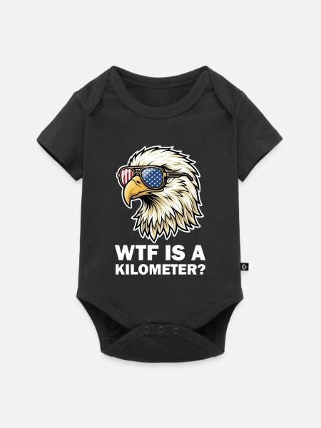 American Eagle Flag Schutzbrille - Baby Premium Kurzarmbody - Schwarz