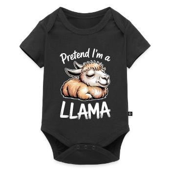Llama Sayings Llamas Funny Llama Gift - Baby Premium short-sleeve bodysuit - black - Front