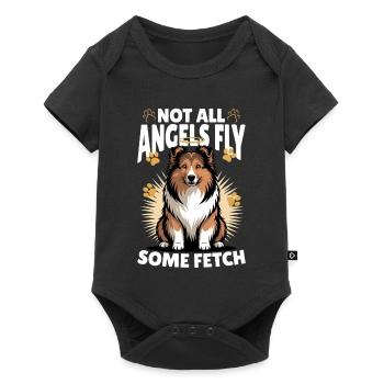Shetland Sheepdog Sheltie Dog Breed - Baby Premium short-sleeve bodysuit - black - Front