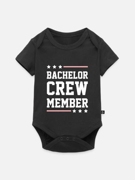Bachelor Crew - Baby Premium Kurzarmbody - Schwarz