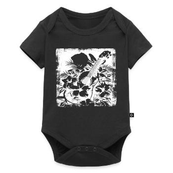 Guitar graphics - Baby Premium short-sleeve bodysuit - black - Front