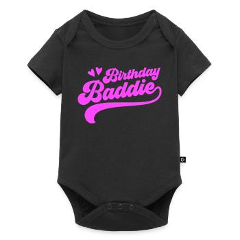 Méchant d’anniversaire - Body à manches courtes Premium Bébé - noir - Devant