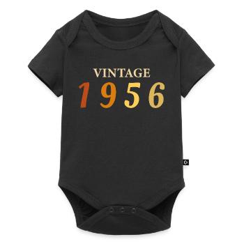 Tee 70 Ans Légende Né(e) 1956 - Body à manches courtes Premium Bébé - noir - Devant