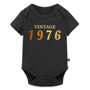 Tee 50 Ans Légende Né(e) 1976 - Body à manches courtes Premium Bébé - noir - Devant