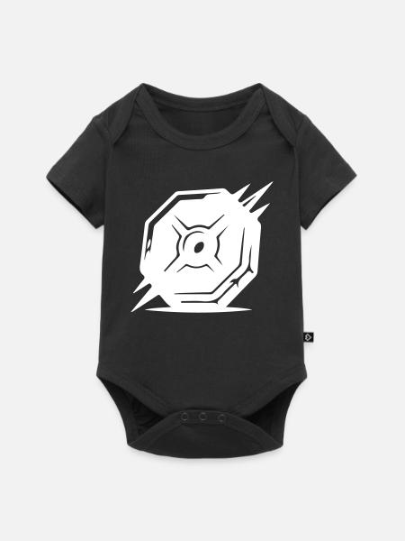 Gewichte Symbol - Baby Premium Kurzarmbody - Schwarz