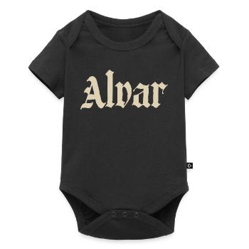 Conception des fons d’Alvar Gothic - Body à manches courtes Premium Bébé - noir - Devant