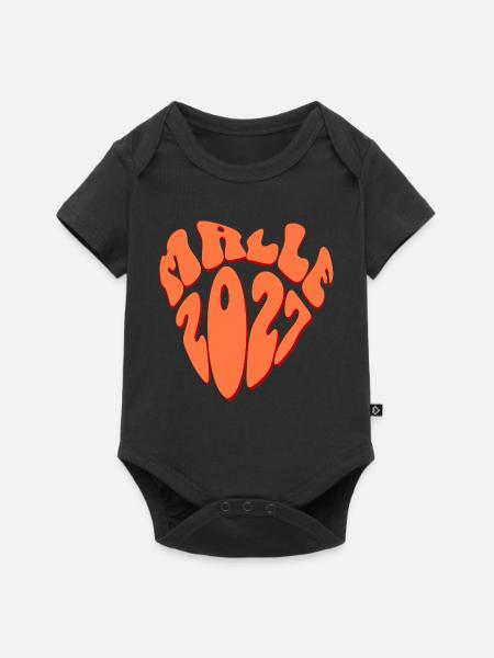 Malle 2027 - Baby Premium Kurzarmbody - Schwarz