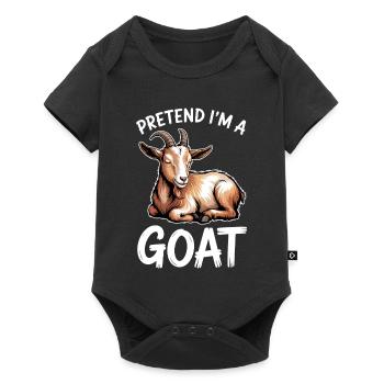 Goat Sayings Goat Funny Goat Gift - Baby Premium short-sleeve bodysuit - black - Front