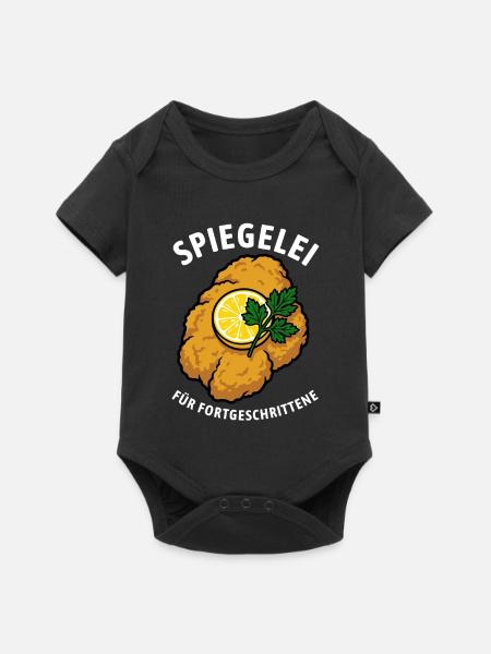 Schnitzel | Spiegelei für Fortgeschrittene - Baby Premium Kurzarmbody - Schwarz