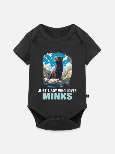 Nerze Nerz - Baby Premium Kurzarmbody - Schwarz