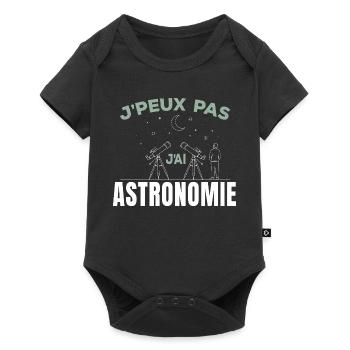 T-shirt J'peux pas j'ai personnalisé - Body à manches courtes Premium Bébé - noir - Devant