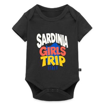 Sardinia Girls Trip Italy Vacation Squad Travel Id - Baby Premium short-sleeve bodysuit - black - Front