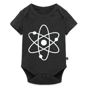 Atom Model Line Art - Baby Premium short-sleeve bodysuit - black - Front