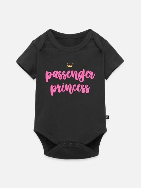 Passagier - Baby Premium Kurzarmbody - Schwarz