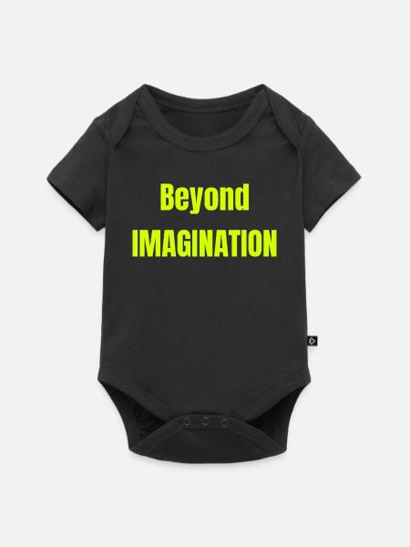 Jenseits der Vorstellungskraft Neon - Baby Premium Kurzarmbody - Schwarz