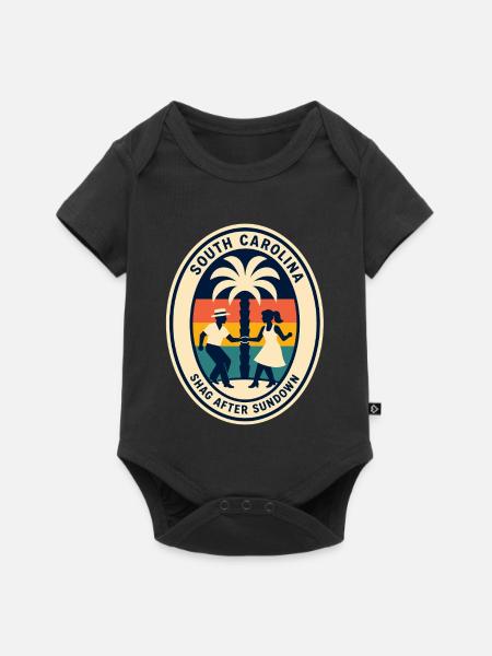Südkarolina Shag nach Sundown - Baby Premium Kurzarmbody - Schwarz