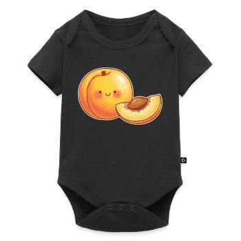 Apricot Motif Fruit Outfit Fruit Costume Carnival - Baby Premium short-sleeve bodysuit - black - Front