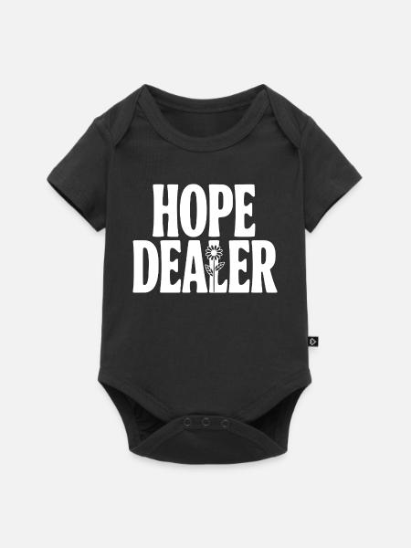 Hope Dealer - Baby Premium Kurzarmbody - Schwarz
