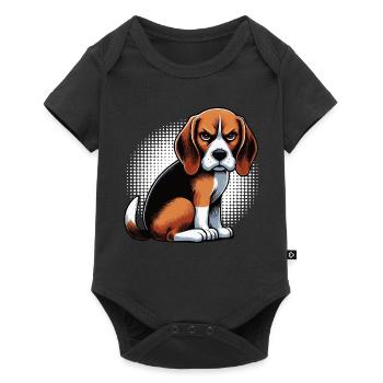 Beagle Beagle owner Beagle owner beagle dog - Baby Premium short-sleeve bodysuit - black - Front