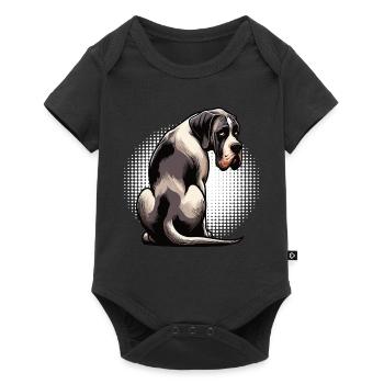 Great Dane Great Dane Owner Great Dane Fan - Baby Premium short-sleeve bodysuit - black - Front