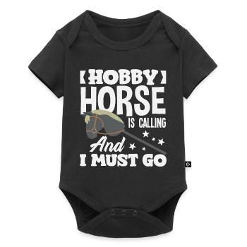 Des appels de chevaux de bataille Je dois y aller - Body à manches courtes Premium Bébé - noir - Devant