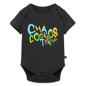 Coordinateur du Chaos Titre drôle Parents Teacher Logo - Body à manches courtes Premium Bébé - noir - Devant
