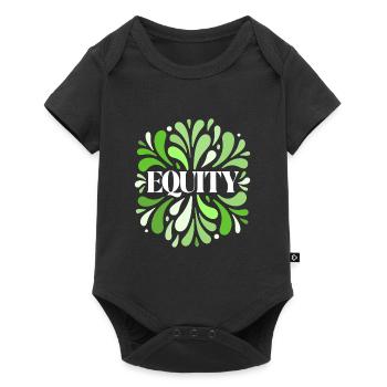 Equity Green Circular Elegance - Baby Premium short-sleeve bodysuit - black - Front