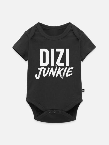 Dizi Junkie - Baby Premium Kurzarmbody - Schwarz