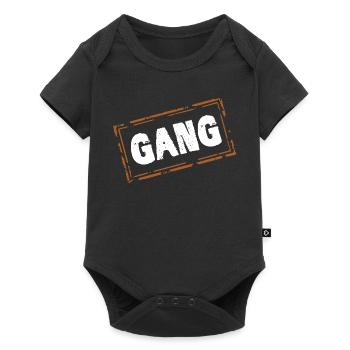 Gang - Baby Premium Kurzarmbody - Schwarz - Vorne