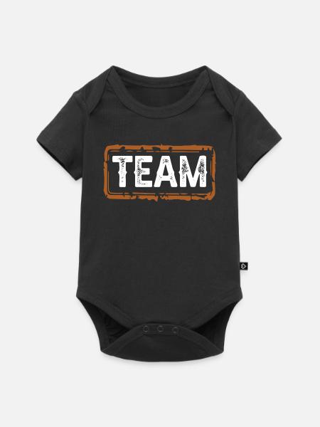 team - Baby Premium Kurzarmbody - Schwarz