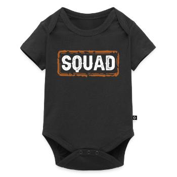 Squad - Baby Premium short-sleeve bodysuit - black - Front