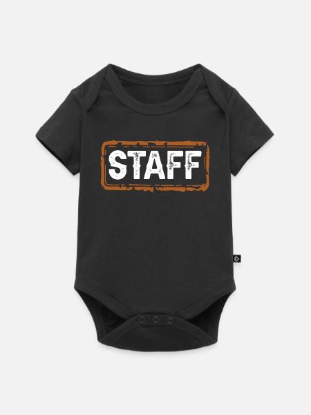 staff - Baby Premium Kurzarmbody - Schwarz
